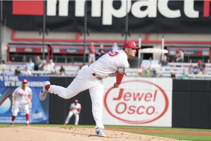 AJ Jones pitching